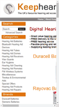 Mobile Screenshot of keephearing.co.uk